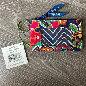 Vera Bradley Zip ID Case/Keys/Wallet